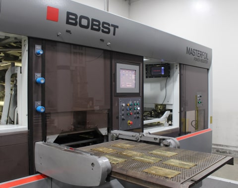 Bobst MasterFoil Hot Stamping Press